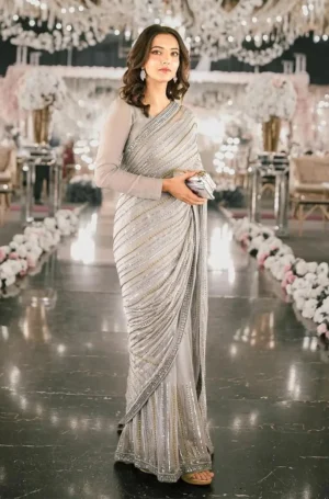 Home poshkari luxury chiffon embroidered 3 piece unstitched sukun